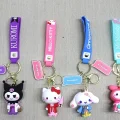 BUĞZ Silikon Kuromi Ve Hello Kitty Anahtarlık Alk4249