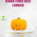 BUĞZ Silikon Pumpkin Night Light Telefon Tutuculu LED Lamba