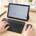 BUĞZ SIM Kartlı Android Tablet Bluetooth Klavye Kablosuz Mouse Geniş Ekran ve Taşınabilir Kullanım Seti - BUĞZ