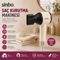 BUĞZ Sinbo Saç Kurutma Makinesi - Pembe Renk - 3 Kademeli Hız ve Sıcaklık