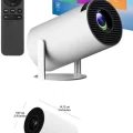 BUĞZ Sinema Projektörü Android HDMI USB WİFİ Ses Çıkışlı Ayaklı Projeksiyon Taşınabilir Yeni Nesil
