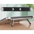 BUĞZ Siyah 2 Kademeli Katlanabilir ve Yapışkanlı Laptop Standı