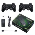 BUĞZ Siyah 2.4g kablosuz çift kollu retro oyun konsolu oyunlu game stick bluetooth yok