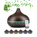 BUĞZ Siyah 7 LED RGB ışıklı aromatik oda kokusu hava nemlendirici difüzör 220-240V 60Hz 2 yıl garantili