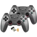 BUĞZ Siyah bluetooth bağlantılı 2.4g kablosuz gamepad 2 adet pc uyumlu 1 yıl garantili