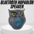  Siyah Bluetooth Hoporlör Baykuş Speaker Bluetooth 5.0 Bağlantılı