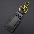 BUĞZ Siyah Gold Deri Metal Anahtarlık