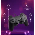 BUĞZ Siyah kablolu titreşimli analog joystick PC uyumlu Bluetoothsuz garantisiz - Elektronik