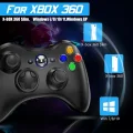 BUĞZ Siyah kablosuz joystick PC uyumlu titreşimli oyun kolu Bluetooth bağlantılı - Elektronik