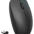  Siyah Kablosuz Mouse Wireless Mouse Minimal Tasarım