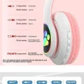 BUĞZ Siyah Kedi Kulağı Tasarımlı Bluetooth Kulaklık - Çocuklar İçin Eğlenceli ve Dayanıklı