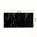 BUĞZ Siyah Mermer Desenli Alüminyum Plastik Duvar Sticker