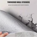 BUĞZ Siyah Mermer Desenli Alüminyum Plastik Duvar Sticker (30*30)