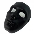 BUĞZ Siyah Renk Hip Hop Anonim Jabbawockeez Dans Maskesi 18x19 cm