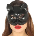BUĞZ Siyah Renk Lüks Kedi Maskesi