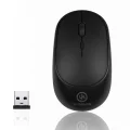 BUĞZ Siyah Renkli Ergonomik Sessiz Kablosuz Mouse – USB Alıcılı, Ofis ve Oyun İçin Konforlu Bilgisayar Faresi MS6310