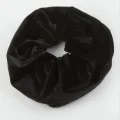 BUĞZ Siyah Renkli Kadife Simit Toka 8 cm