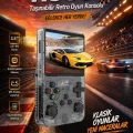 BUĞZ Siyah retro oyun konsolu 64 GB hafıza 15.000+ yüklü oyun yeni nesil el tipi cihaz