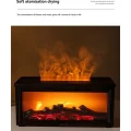 BUĞZ Siyah şömine görünümlü oda hava nemlendirici aromaterapi difüzör 220-240V 50Hz 2 yıl garantili