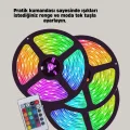 BUĞZ Smart Şerit LED Kumandalı USB Enerjili Suya Dayanıklı Dekoratif Aydınlatma - Lisinya