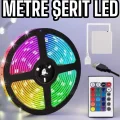 BUĞZ Smart Şerit Led TV Arkası Renkli Kumandalı 10 Metre