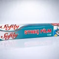 BUĞZ Softly Streç Film 15 Metre Gıda Streç Film Mutfak Streç Folyo Şeffaf Saklama Filmi 1 Adet