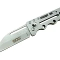 BUĞZ Sog Ac78 Gri Yaprak Kamp Çakı 14,5 Cm - Metal Sap, Kılıflı