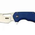  Sog İsonzo 1396BL Mavi Kamp Çakı 18cm - Yarı Otomatik, Kemerlikli, Kutulu