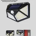 BUĞZ Solar Bahçe Lambası 100 LED Hareket Sensörlü Güneş Enerjili Aydınlatma