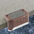 BUĞZ Solar Güneş Enerjili Şarj Edilen Köşebent Merdiven Veranda Bahçe Yolu Led Lamba Işık 4 Adet