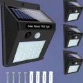 BUĞZ Solar Lamba Giriş, Bahçe Yol Avlu Hareket Sensörlü Led