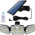 BUĞZ Solar Panelli Uzaktan Kumandalı 122 Led Bahçe Aydınlatması