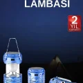 BUĞZ Solar Şarjlı Kamp Lambası Güneş Enerjili Kızaklı Kamp Feneri Çadır Feneri Led Işıldak