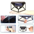 BUĞZ Solar Sensörlü Duvar Lambası Bahçe Lambası Parlak Beyaz Işık Suya Dayanıklı