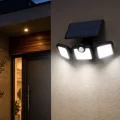 BUĞZ Solar Sensörlü LED Projektör Hareket Algılayıcılı Güneş Enerjili Bahçe Lambası Dış Mekan Aydınlatma