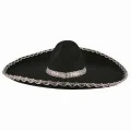 BUĞZ Sombrero Meksika Şapkası Mariachi Gümüş Şeritli Yetişkin Boy - Lisinya