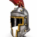 BUĞZ Şövalye Miğferi Biblosu - Metal - 53x16 cm Dekoratif Obje