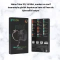  SQ-16 Mini Series 10 Akıllı Saat | Şık ve Hafif Tasarım, 3 Kordon Seçeneği