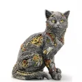  Steampunk Polyester Kedi Figürü Model 2