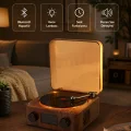 BUĞZ Stereo Bluetooth Hoparlör – Gece Lambalı ve Saat Göstergeli Yeni Nesil