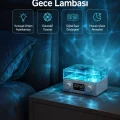 BUĞZ Stereo Sesli Gece Lambalı Bluetooth Hoparlör – Şık Vintage Tasarım