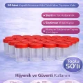 BUĞZ Steril İdrar Kabı Kapasiteli Numune Toplama Kabı 50 Adet