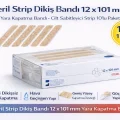 BUĞZ Steril Strip Dikiş Bandı 12 x 101 mm Yara Kapatma Bandı Cilt Sabitleyici Strip 10’lu Paket