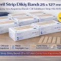 BUĞZ Steril Strip Dikiş Bandı 25 x 127 mm Geniş Yara Kapatma Bandı Cilt Sabitleyici Strip 4’lü 10 Paket