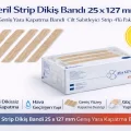 BUĞZ Steril Strip Dikiş Bandı 25 x 127 mm Geniş Yara Kapatma Bandı Cilt Sabitleyici Strip 4’lü Paket