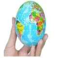 BUĞZ Stres Topu Dünya Haritalı - Orta Boy