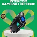 BUĞZ Su Geçirmez Bluetooth Kask Kulaklık ve 1080P Kamera Özellikli Motosiklet Interkom Sistemi