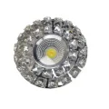 BUĞZ SUNLED 8202 Cam Spot Kasası 5W Beyaz Işık Led Çerçeveli Günışığı - Priz ve Anahtar İçin Uyumlu Çerçeve