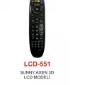 BUĞZ SUNNY - AXEN 3D Serisi TV KUMANDASI LCD 551
