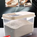 BUĞZ Sürgülü Kapaklı 10 LT Erzak Bakliyat Un Şeker Saklama Kabı